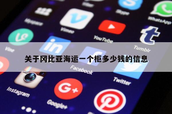 关于冈比亚海运一个柜多少钱的信息