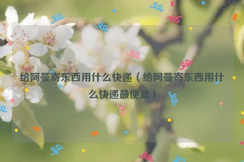 给阿曼寄东西用什么快递（给阿曼寄东西用什么快递最便宜）